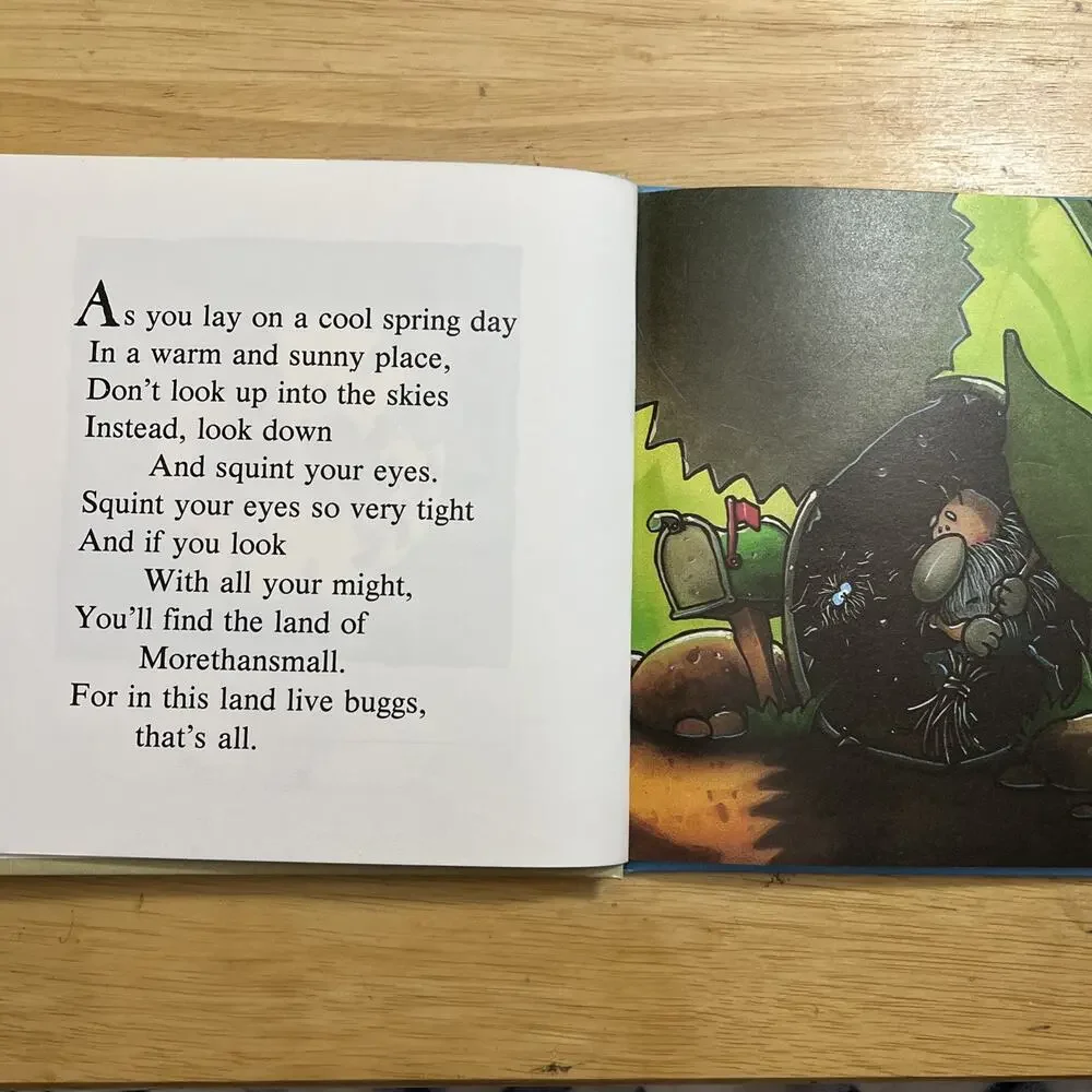 Crick Ette And Cooty Doo Topsy Turvy Book Hardcover Vintage 1988